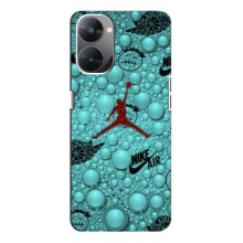 Силиконовый Чехол Nike Air Jordan на Реалми В30 – Джордан Найк