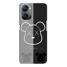 Чехлы для Realme V30T - Bearbrick Louis Vuitton (PREMIUMPrint) (БеарБрик глаза)