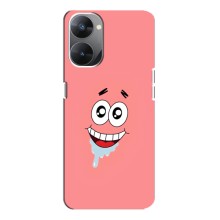 Чехлы с Патриком на Realme V30T (Мордочка Патрика)