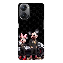 Чехол Disney Mouse Realme V30T (PREMIUMPrint) (Семья Маусов)