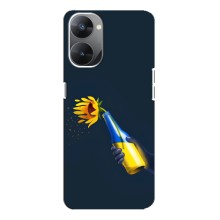 Чехол для Патриота Украины Realme V30T - (AlphaPrint) (Коктейль молотова)