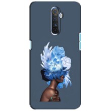 Чехлы (ART) Цветы на Realme X2 Pro (VPrint) (Цветы на голове)