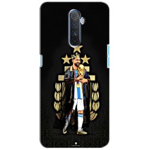 Чехлы для Realme X2 Pro (Leo чемпион) (AlphaPrint) (Месси Король)