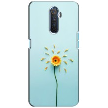 Чехлы с Цветами для Realme X2 Pro (VPrint) (Желтый цветок)