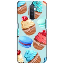 Чехлы с Фруктами для Realme X2 Pro (VPrint) (Кексики)