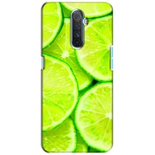 Чехлы с Фруктами для Realme X2 Pro (VPrint) (Лайм)