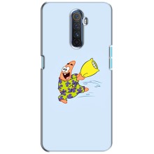 Чехлы с Патриком на Realme X2 Pro (Патрик с подушкой)