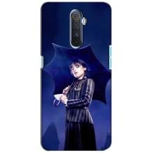 Чехлы с принтом Уэнсдей на Realme X2 Pro – Уэнсдей с зонтом