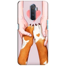 Чехлы с собаками для Realme X2 Pro (VPrint) (Любовь к собакам)