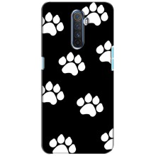 Чехлы с собаками для Realme X2 Pro (VPrint) (Следы собаки)