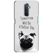 Чехлы с собаками для Realme X2 Pro (VPrint) (Смешной Мопс)