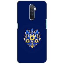 Чехлы для Realme X2 Pro  Укр. Символика (AlphaPrint) (Цветочный Герб)