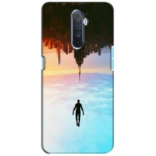 Чехол с человеком пауком для Realme X2 Pro - (AlphaPrint) (Паук человек)