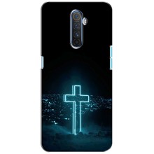 Чехол для Realme X2 Pro (AlphaPrint) - (Христианские) – Крест и город