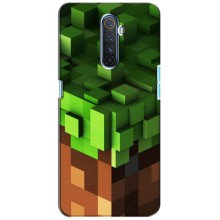 Чехол Майнкрафт на Realme X2 Pro (AlphaPrint) Minecraft (текстура Майнкрафт)