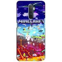 Чехол майнкрафт для Realme X2 Pro – MINECRAFT