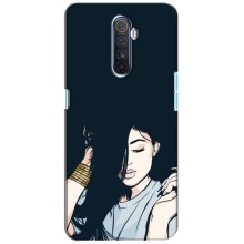 Чехол с печатью для Realme X2 Pro - (Мода) (AlphaPrint) – Красивая девочка