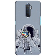 Чехол NASA для Realme X2 Pro (AlphaPrint) (Космонавт фото)
