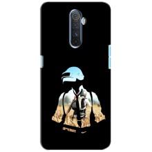 Силиконовый чехол с картинкой "Герой Pubg" на Realme X2 Pro – Пубг мен