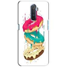 Чехол с изображением  вкусной еды для Realme X2 Pro – Сочные пончики
