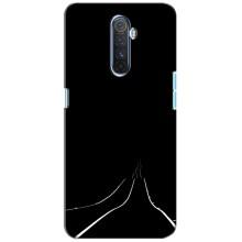 Чехол с картинками на черном фоне для Realme X2 Pro – Дорога