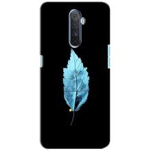 Чехол с картинками на черном фоне для Realme X2 Pro – Листочек