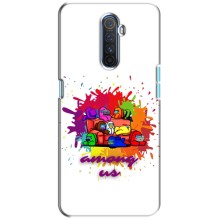 Чехол Амонг Ас для Realme X2 Pro (AlphaPrint) (Яркий АмонгАс)