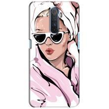 Чохол з картинкою Модні Дівчата Realme X2 Pro (Дівчина в халаті)