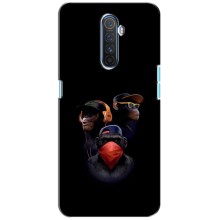 Чехол с Обезьянами Realme X2 Pro - (AlphaPrint)