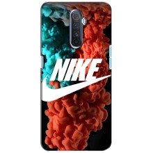 Чехол для Realme X2 Pro - с принтом Найк (AlphaPrint) (Дымчатый найк)