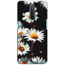Чехол с ромашками на Realme X2 Pro – Белые ромашки