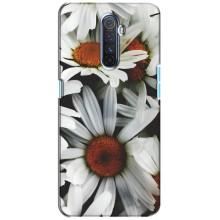Чехол с ромашками на Realme X2 Pro – Цветы Ромашки
