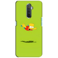 Чехол с Симпсонами для Realme X2 Pro (VPrint) (Барт Симпсон)