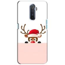 Чохол Санта Клаус для Realme X2 Pro (Оленя)