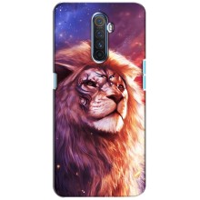 Чехол со Львом для Realme X2 Pro (VPrint) (Красочный Лев)