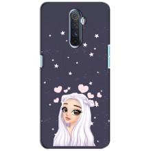 Чохол Стильні дівчата на Realme X2 Pro (Дівчина та серця)