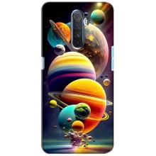 Чохол (ТПУ) з планетами на Realme X2 Pro – Сонячна система