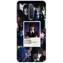 Чехлы Венсдей на Realme X2 Pro Уэнсдей (AlphaPrint) (коллаж Уэнздей)