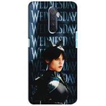 Чехлы Венсдей на Realme X2 Pro Уэнсдей (AlphaPrint) (Уэнздей кошка)