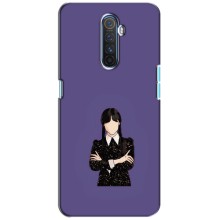 Чехлы Венсдей на Realme X2 Pro Уэнсдей (AlphaPrint) (Уэнздей в черном)