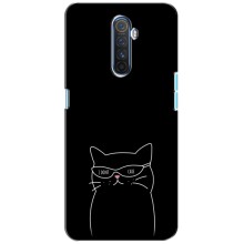 Чехол с рисунком кот на Realme X2 Pro (Равнодушный кот)