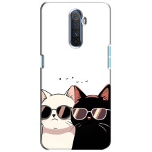 Чехол с рисунком кот на Realme X2 Pro (Коты в очках)