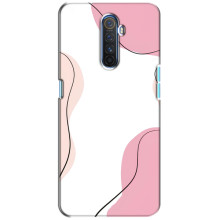 Чохол квітковий дизайн для Realme X2 Pro – Рожевий фон