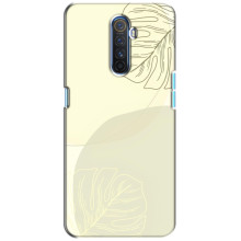 Чохол квітковий дизайн для Realme X2 Pro – Зелений фон
