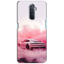 Чохол з авто Порше для Realme X2 Pro – Рожевий Порше