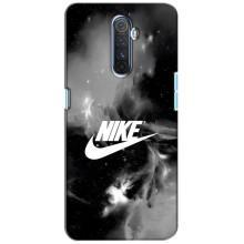 Чехол с логотипом Найк на Realme X2 Pro (Найк дымчатый)