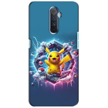 Чехол с Пикачу на Realme X2 Pro (Лого Пикачу)