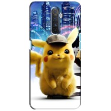 Чехол с Пикачу на Realme X2 Pro (Пикачу в городе)