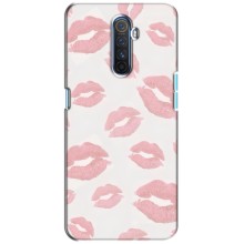 Чехол с розовым рисунком для Realme X2 Pro (Розовые губы)