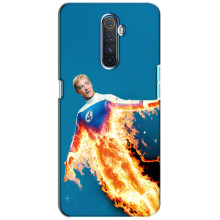 Чехол с принтом Фантастическая четверка для Realme X2 Pro – Человек-Факел